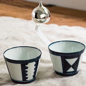 夕涼みセット|格子文&煙文