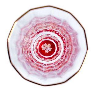 金杯(万華鏡)桜 / 螺鈿硝子 杯